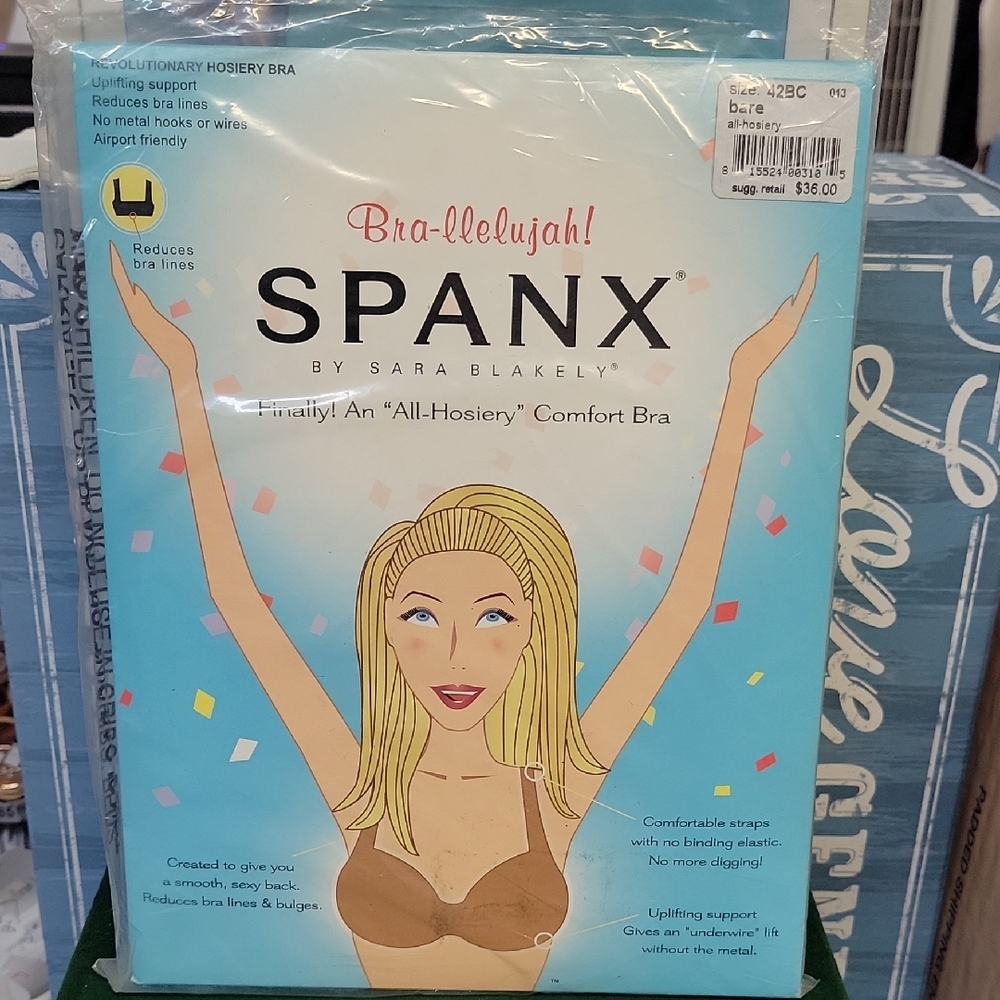 Spanx Bra-llelujah Comfort Bra Bare 42BC New Sealed Package